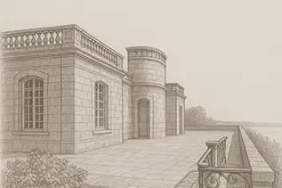 dessin La Citadelle de Bourg